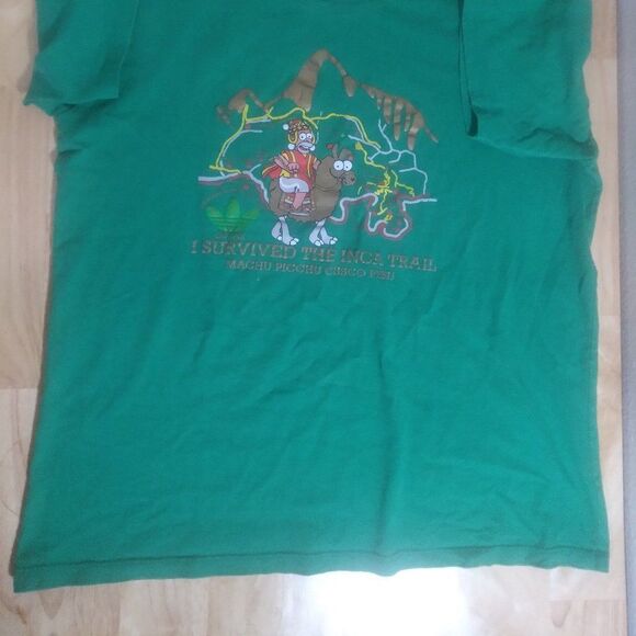 Vintage I Survived The Inca Trail Peru Homer Simpson Parody T-Shirt - Picture 3 of 9